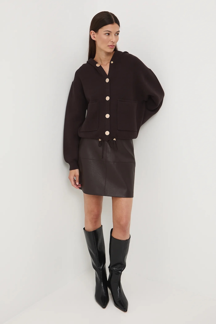 Kardigan Medicine dámský, hnědá barva