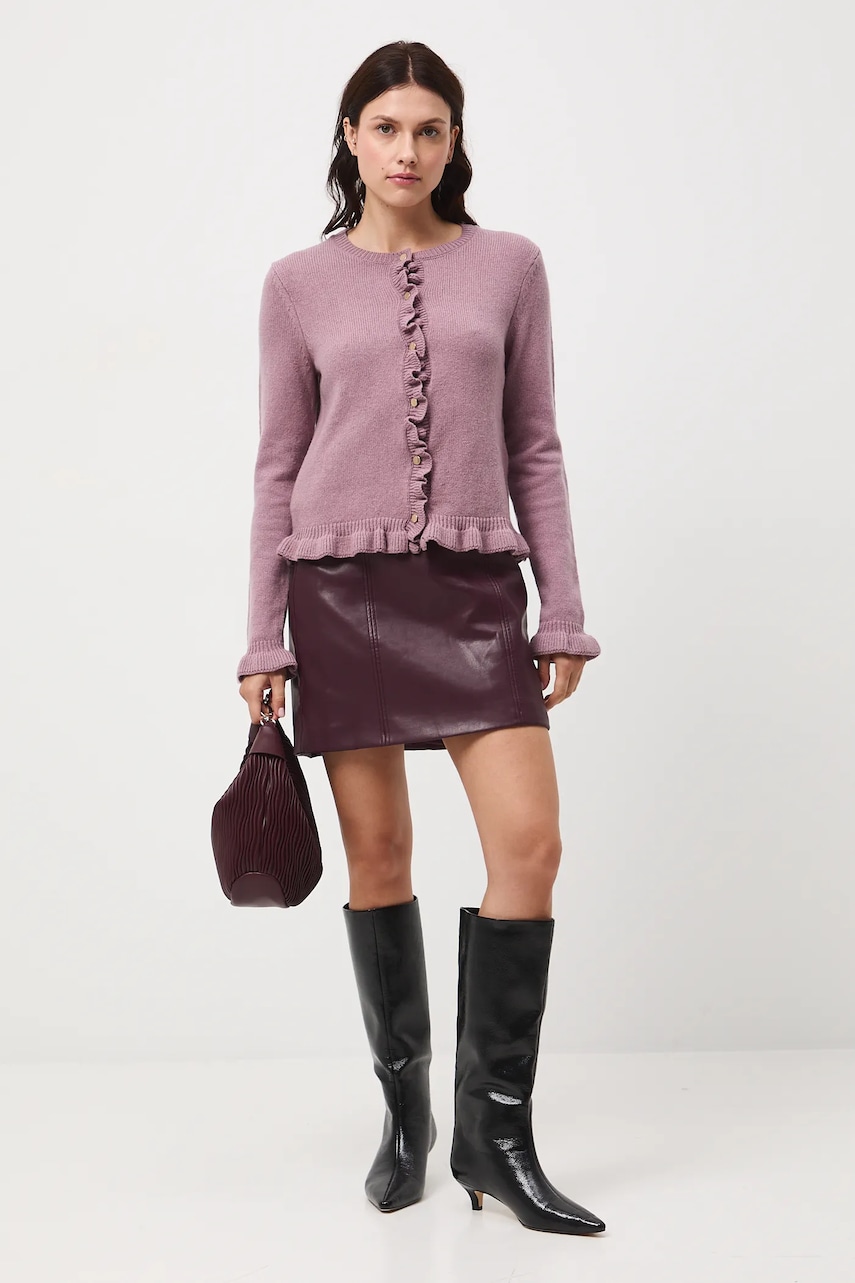 Medicine cardigan de lana culoarea roz Medicine cardigan de lana culoarea roz