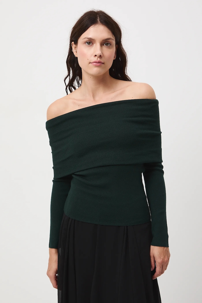 Medicine pulover culoarea verde, light