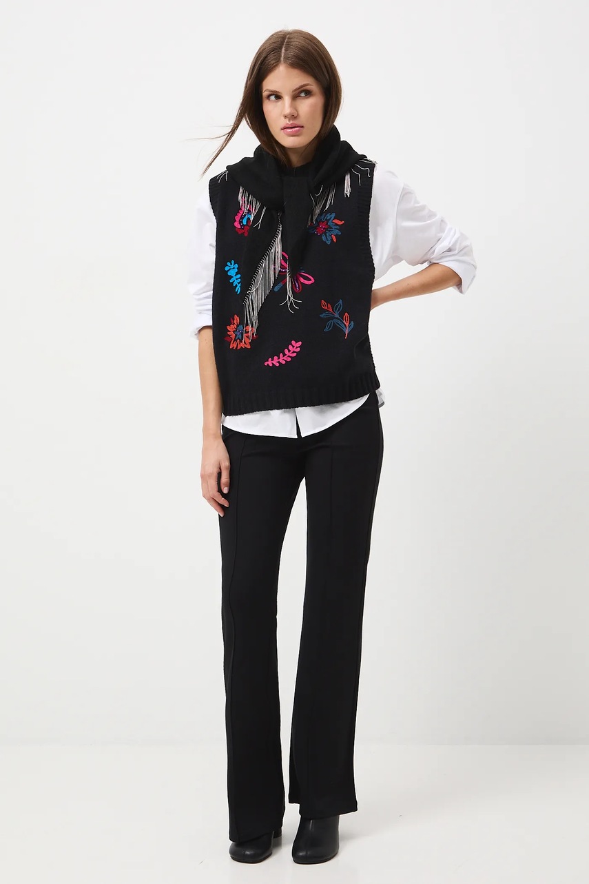 Жилетка с примесью шерсти Medicine цвет чёрный