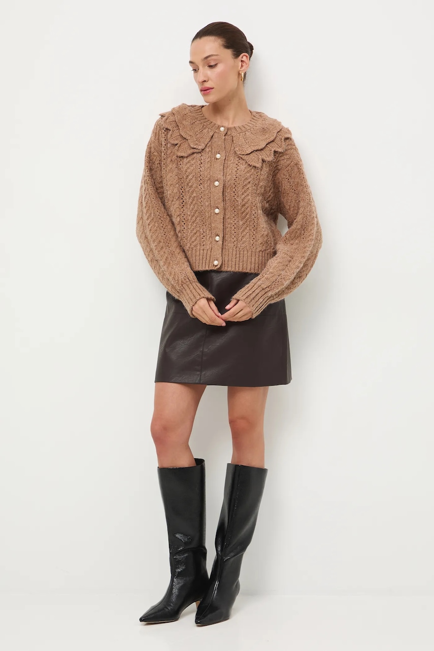 Medicine cardigan culoarea bej