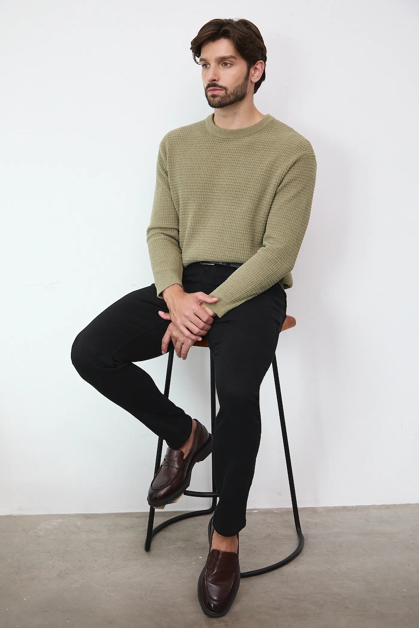 Medicine pulover culoarea verde