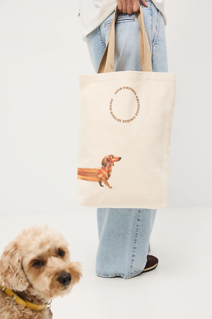 Medicine geanta de bumbac culoarea bej Medicine geanta de bumbac culoarea bej