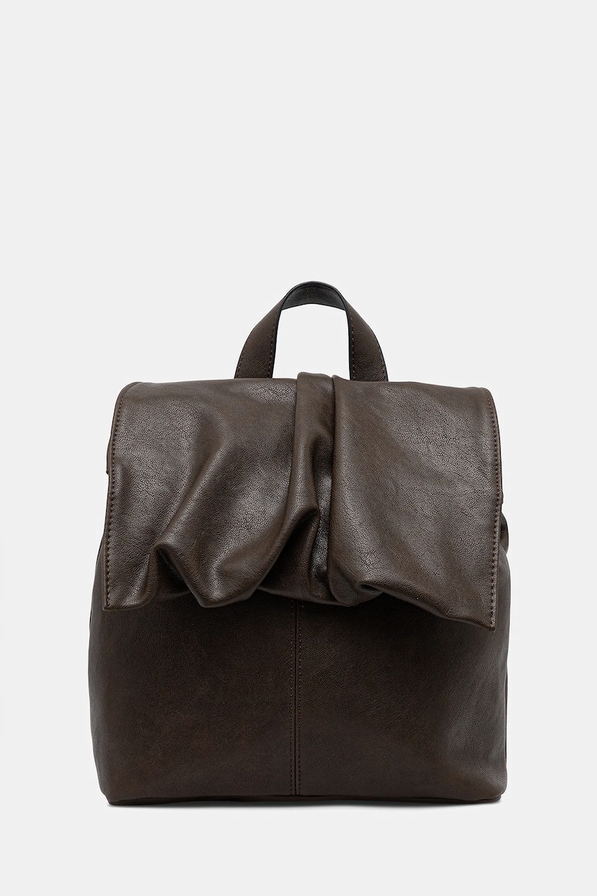 Medicine rucsac culoarea maro, mic, neted