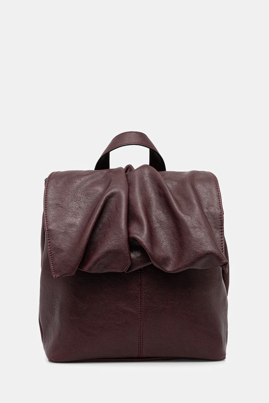 Medicine rucsac culoarea bordo, mic, neted