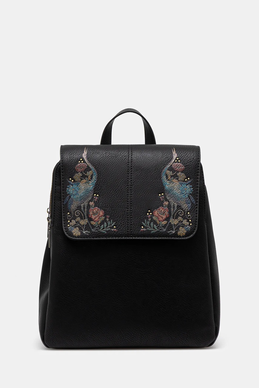 Medicine rucsac culoarea negru, mare, cu imprimeu