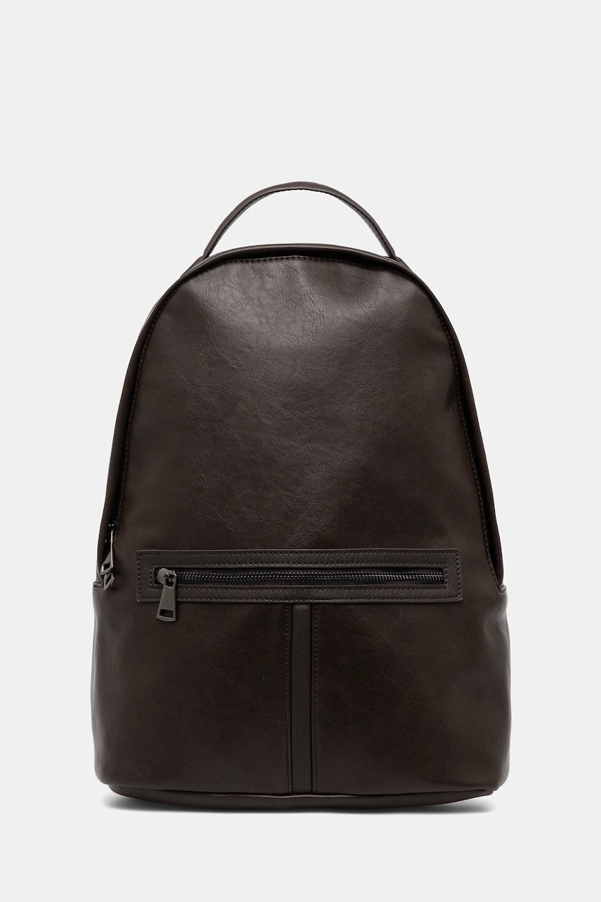 Medicine rucsac culoarea maro, mare, neted