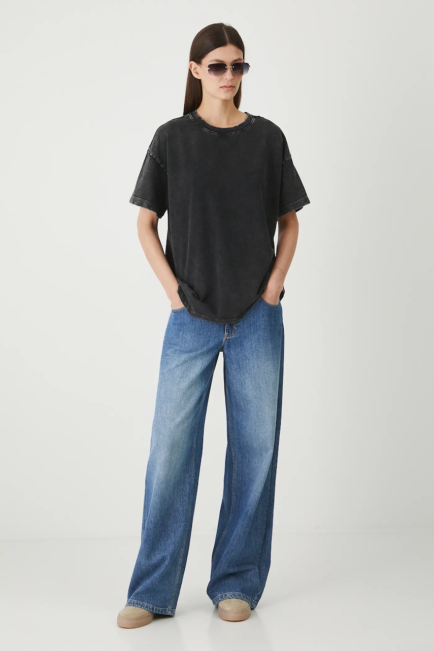 Medicine tricou din bumbac culoarea gri