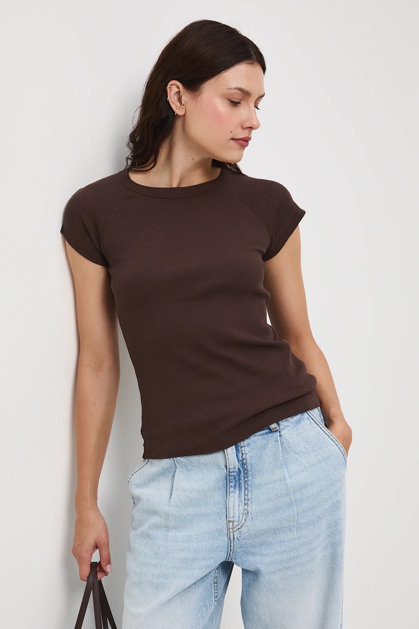 Хлопковая футболка Medicine цвет коричневый