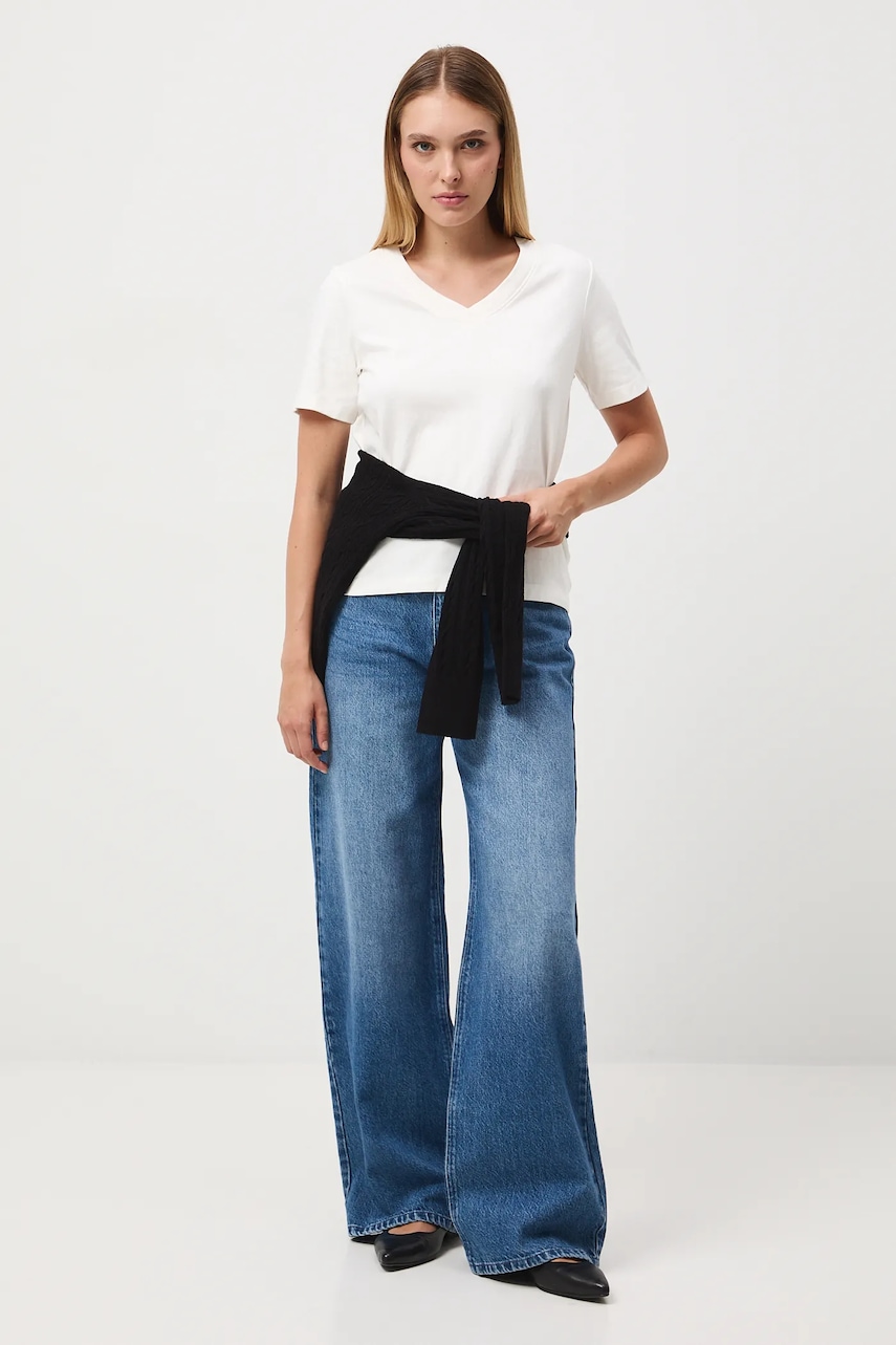 Medicine tricou din bumbac culoarea bej