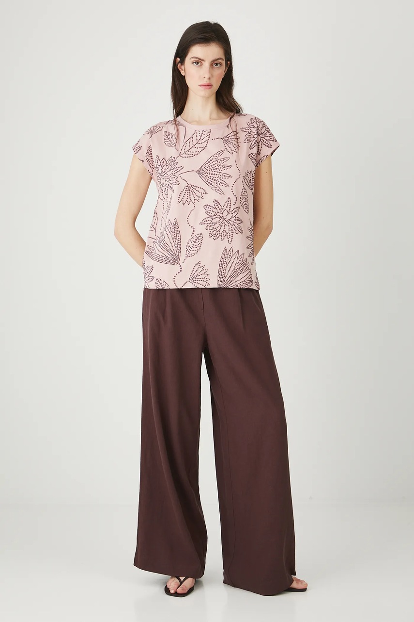 Хлопковая футболка Medicine цвет розовый