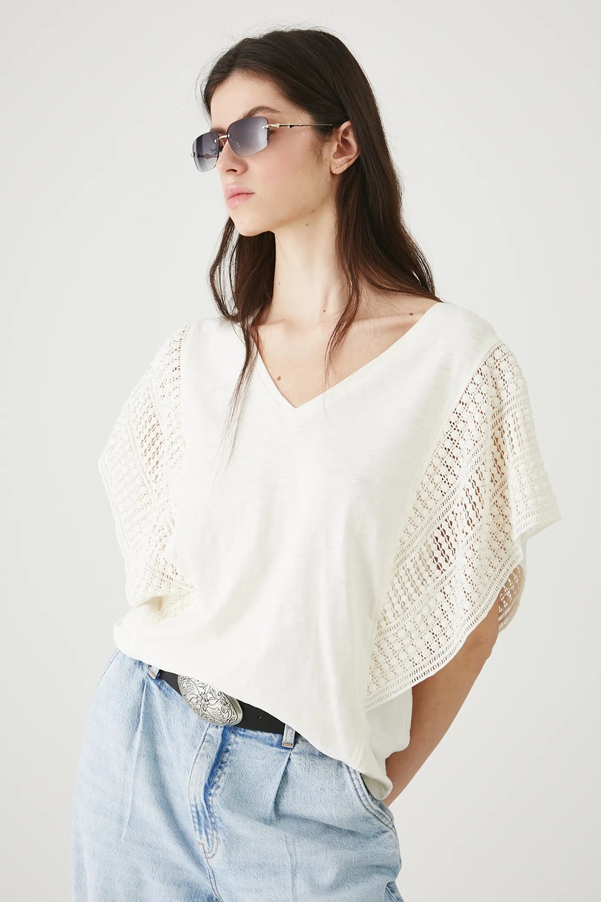 Хлопковая двусторонняя футболка Medicine цвет бежевый