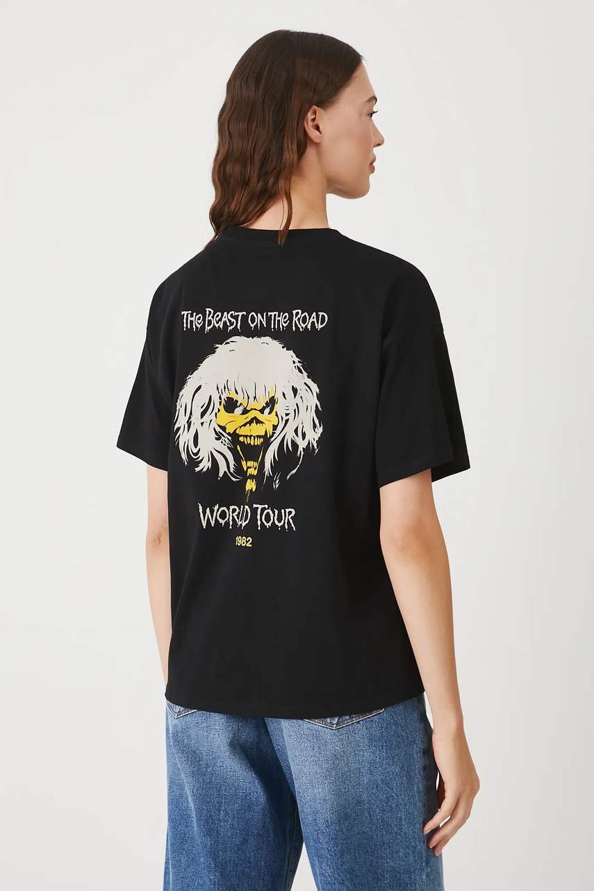 Хлопковая футболка Medicine цвет чёрный