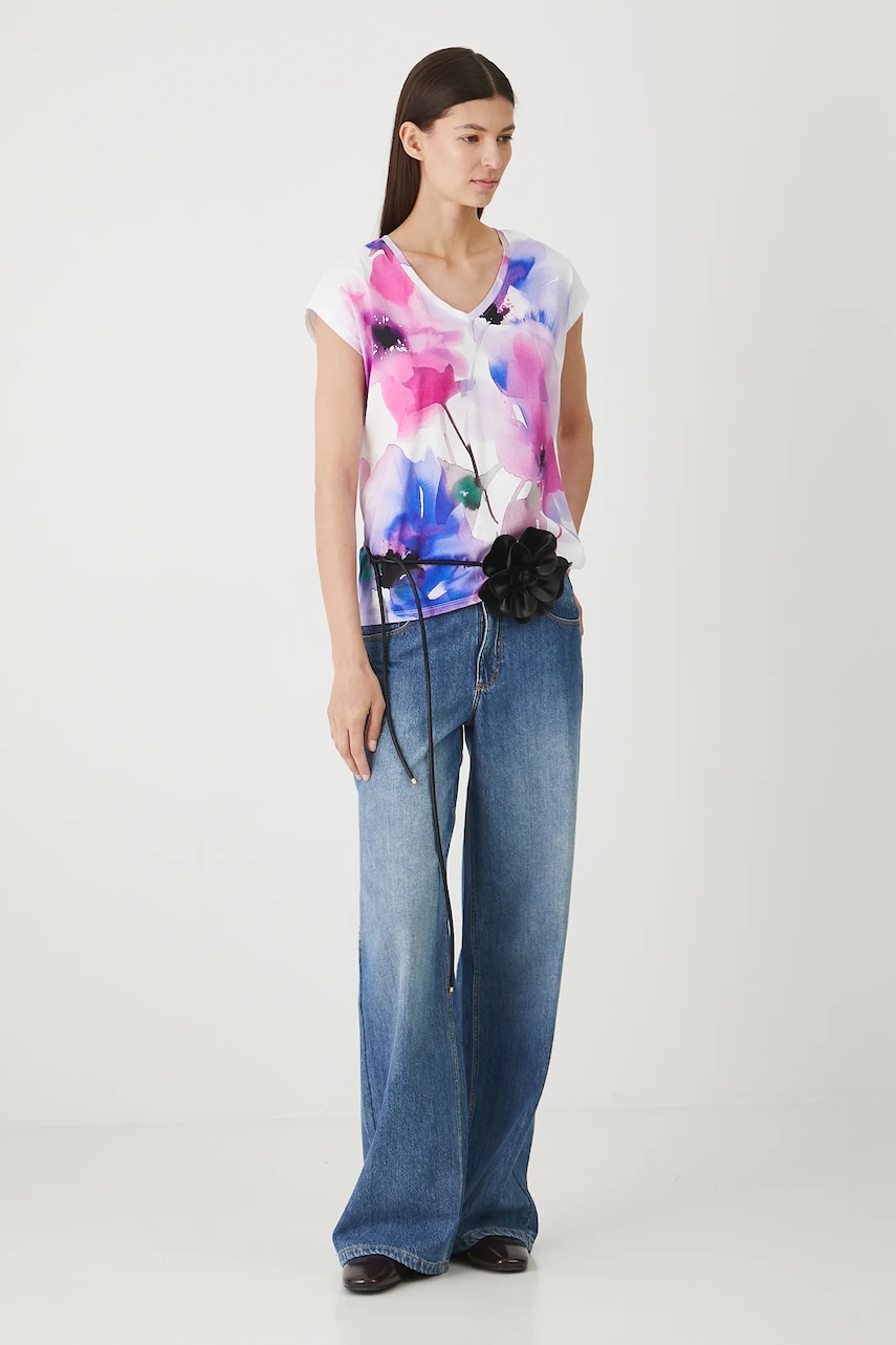 Medicine tricou din bumbac culoarea alb