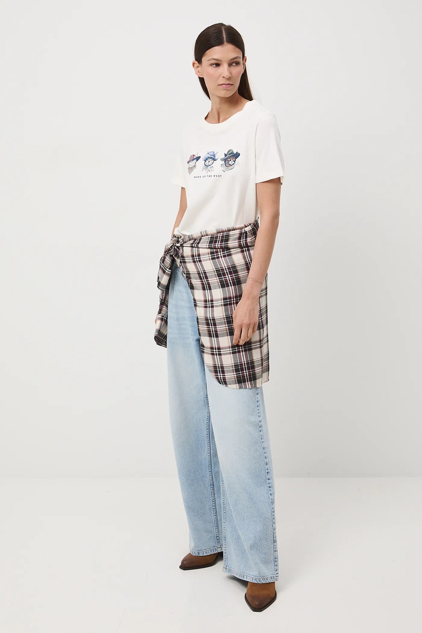 Medicine tricou culoarea bej