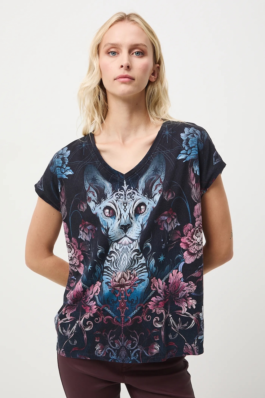 Medicine tricou din bumbac culoarea negru