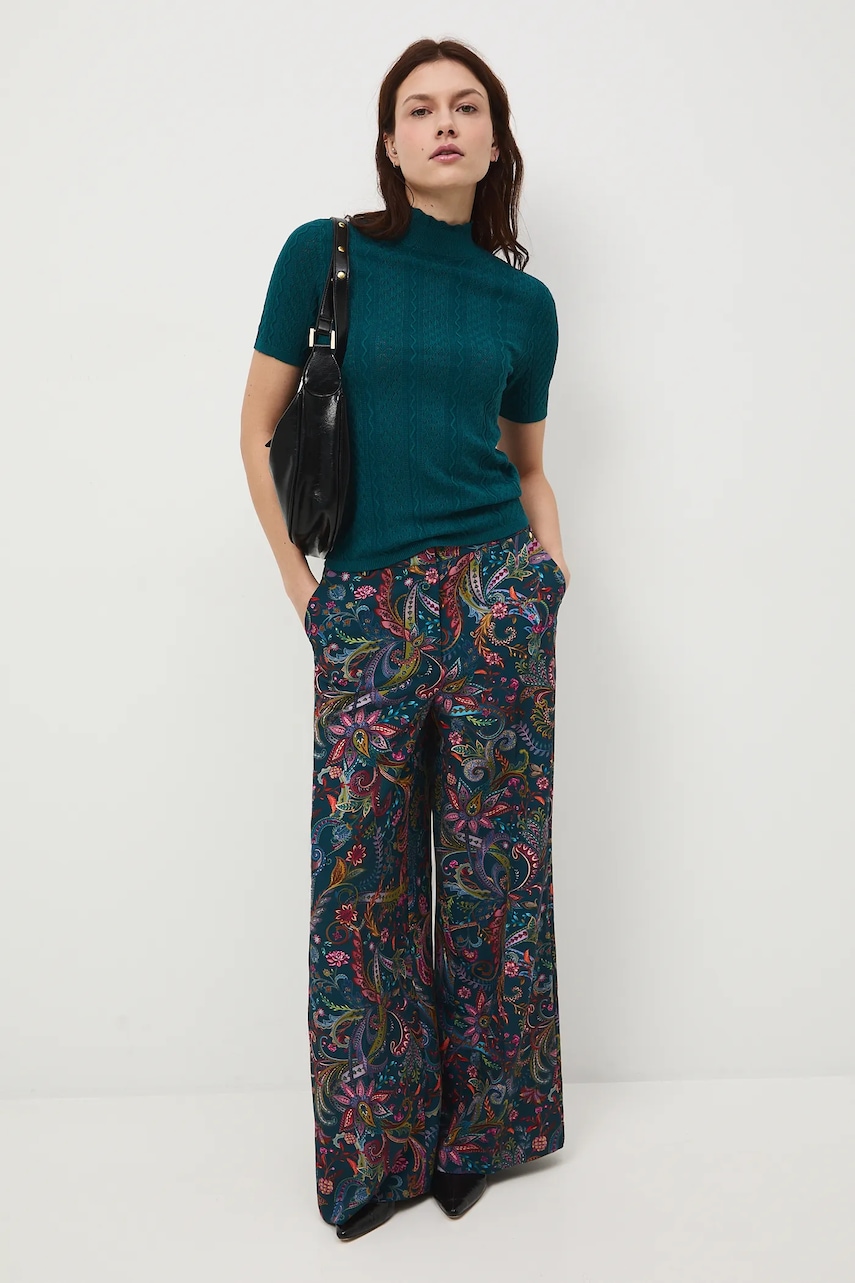 Medicine tricou culoarea verde, cu turtleneck