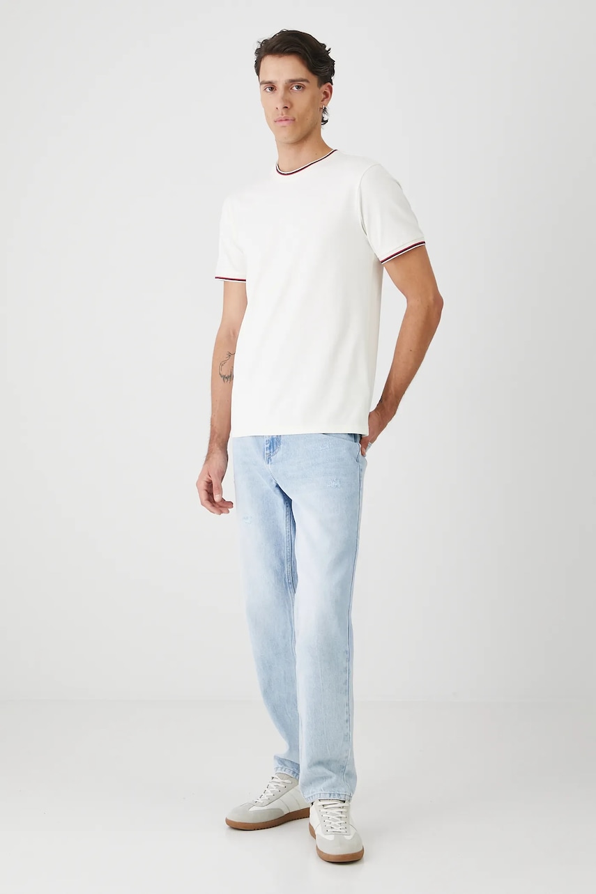 Medicine tricou culoarea bej, uni