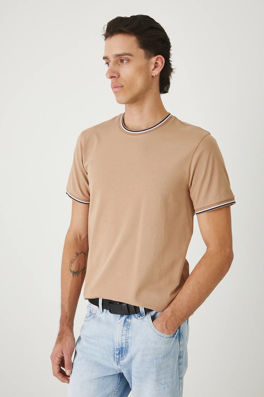 Футболка Medicine цвет бежевый однотонная