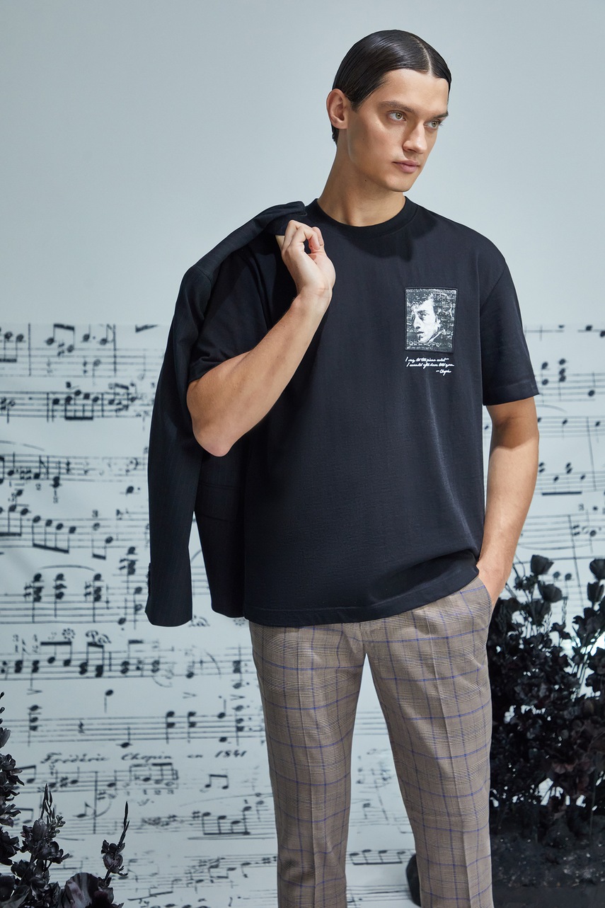 Medicine tricou din bumbac culoarea negru, cu imprimeu