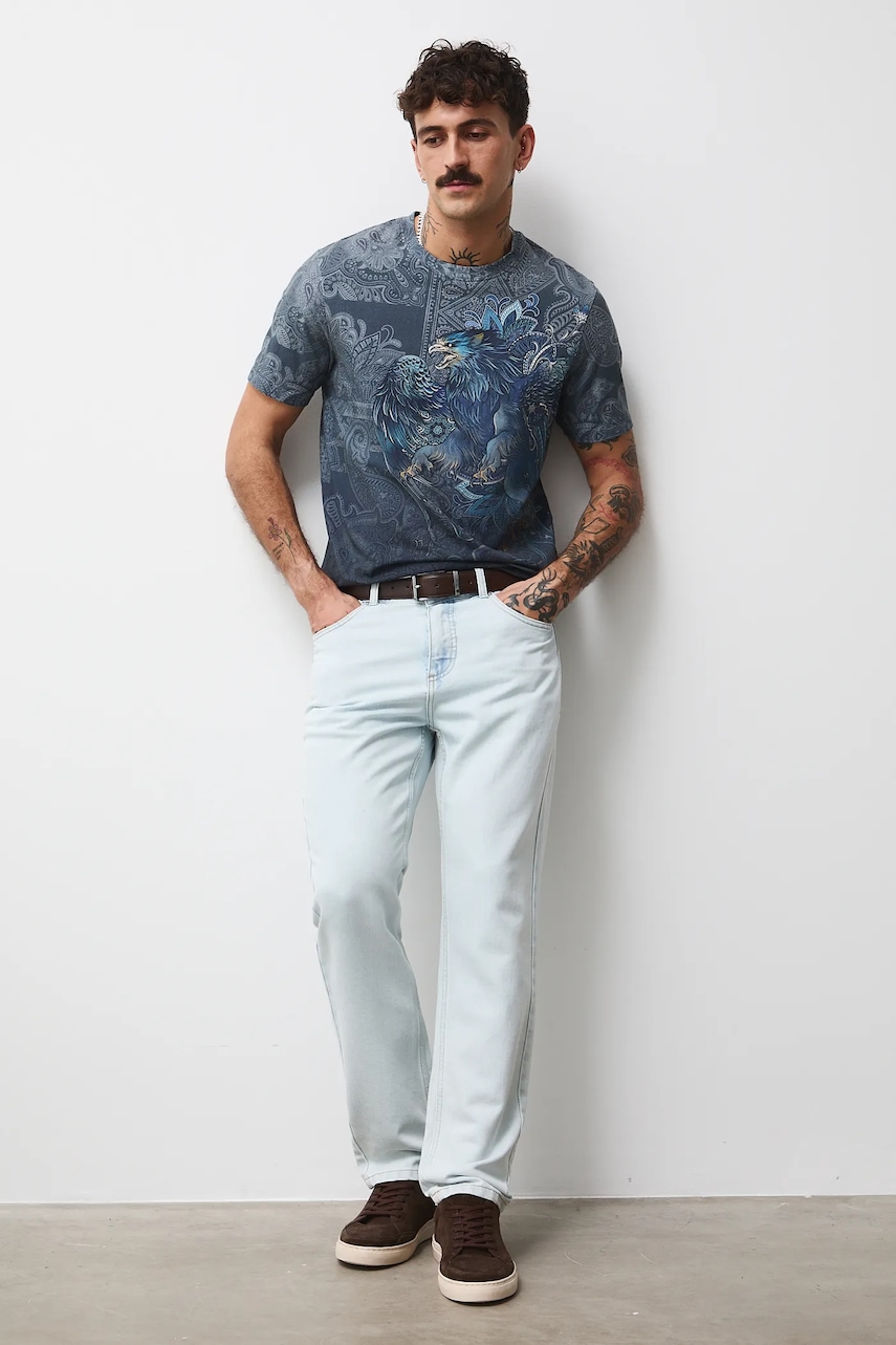 Medicine tricou culoarea albastru marin, modelator