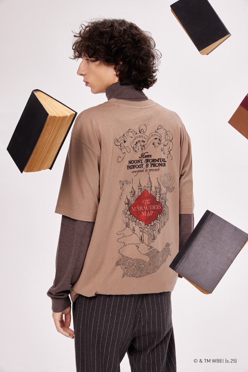 Medicine tricou din bumbac culoarea bej, cu imprimeu