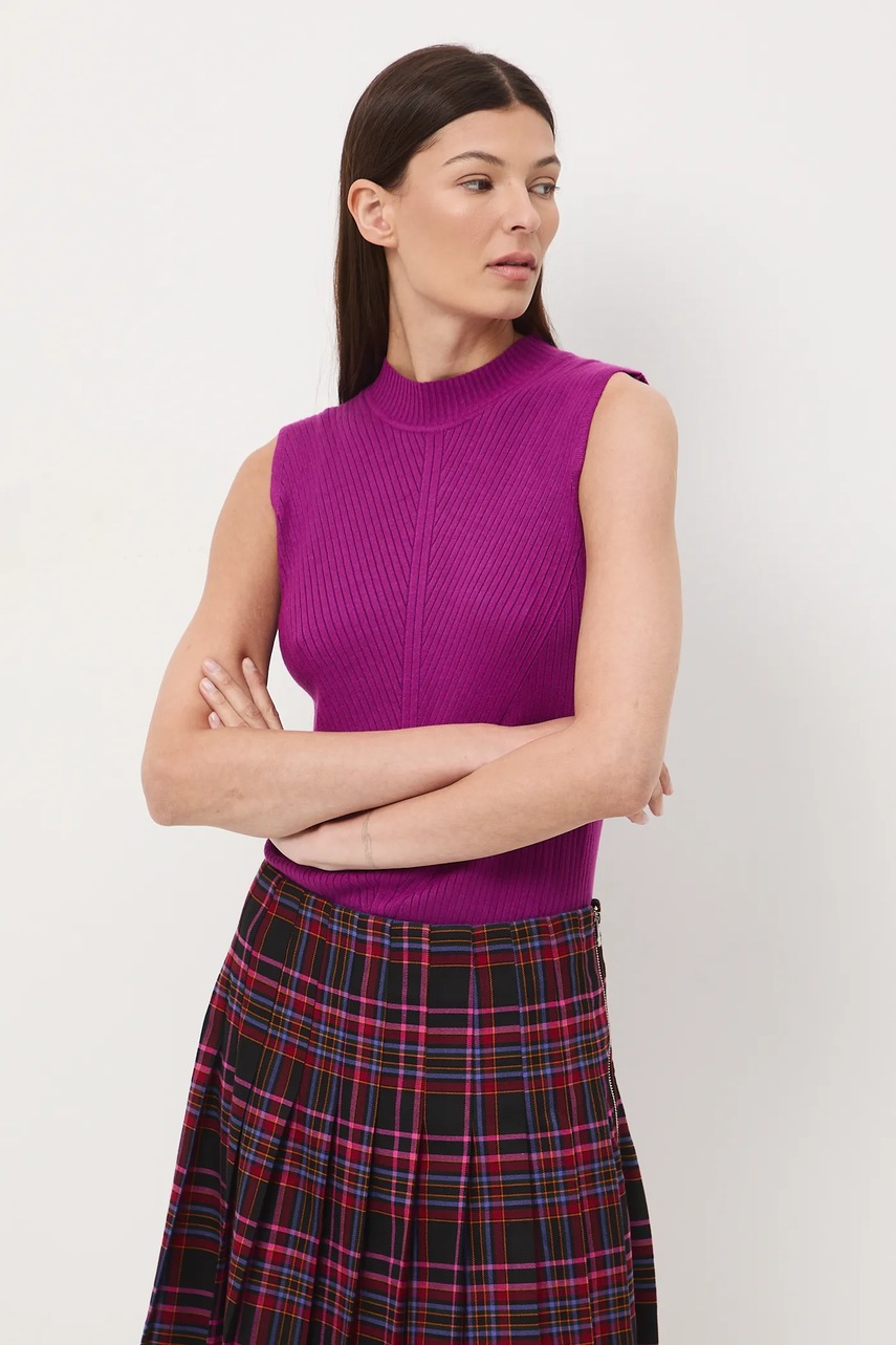 Топ Medicine цвет фиолетовый с полугольфом