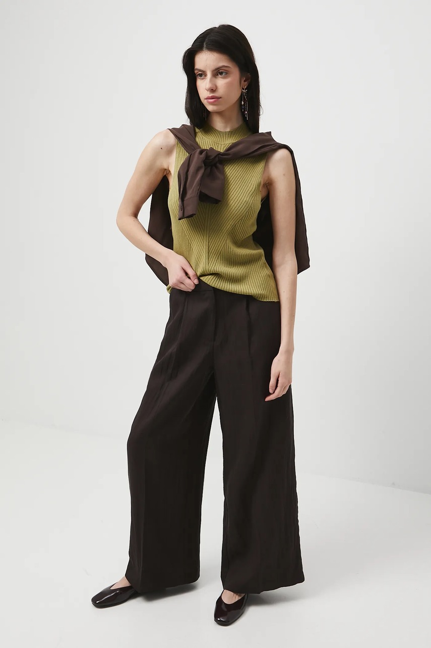 Топ Medicine цвет зелёный с полугольфом