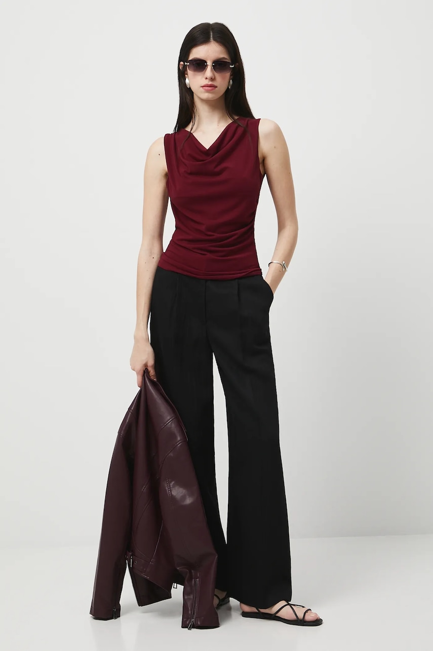 Medicine top culoarea bordo