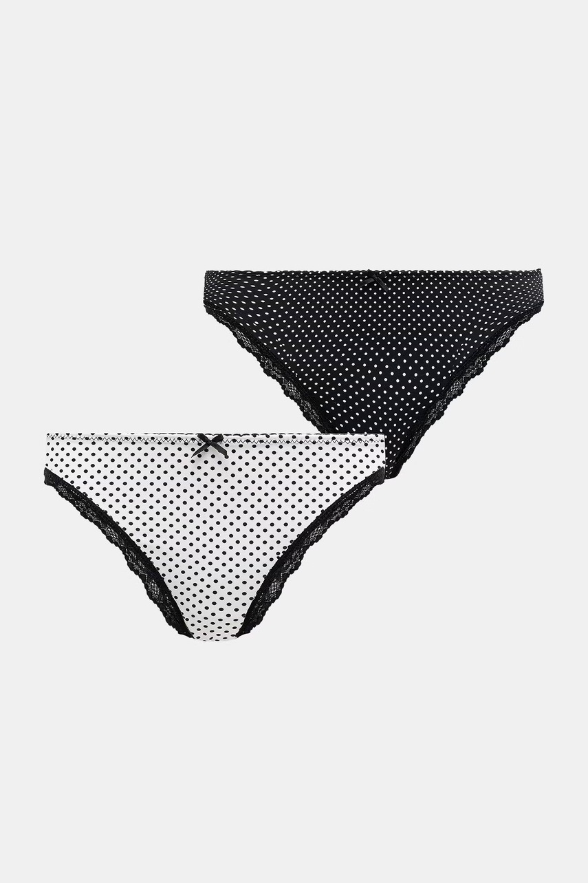 Kalhotky dámské tečkované 2-pack