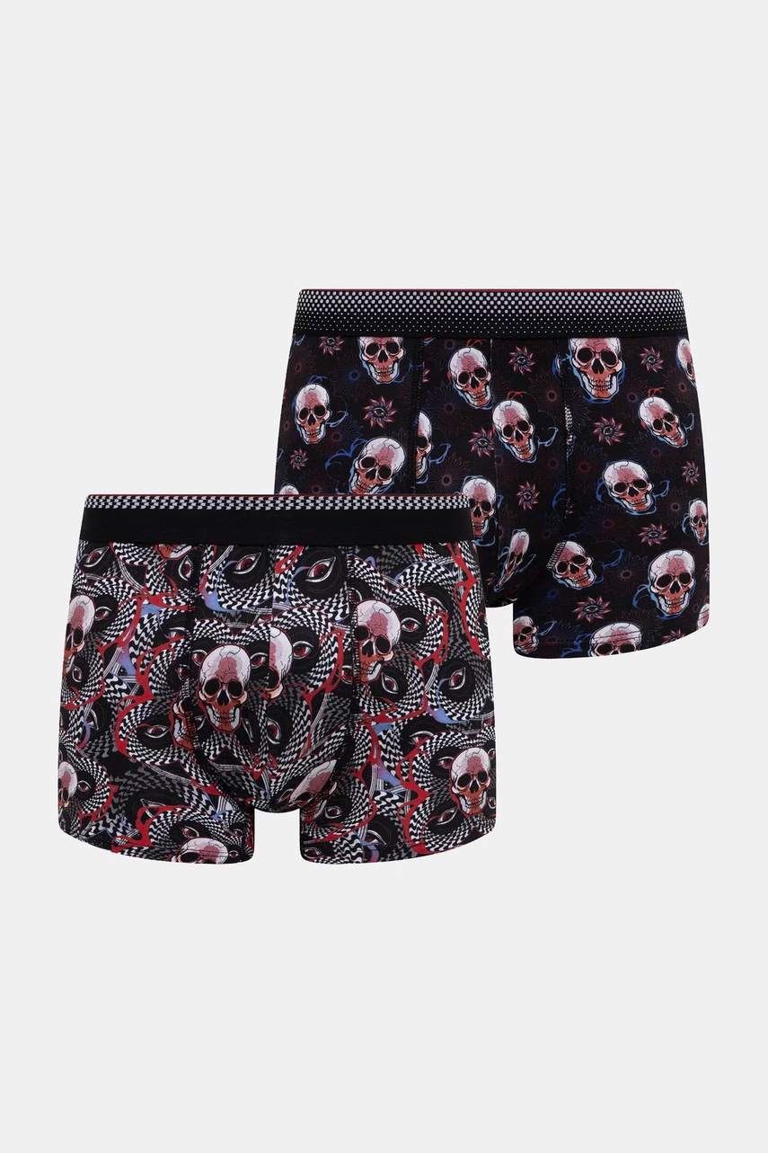 Přiléhavé boxerky pánské bavlněné s elastanem 2-pack