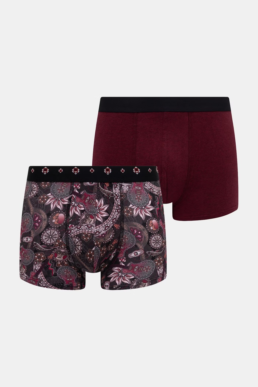 Přiléhavé boxerky pánské bavlněné s elastanem 2-pack