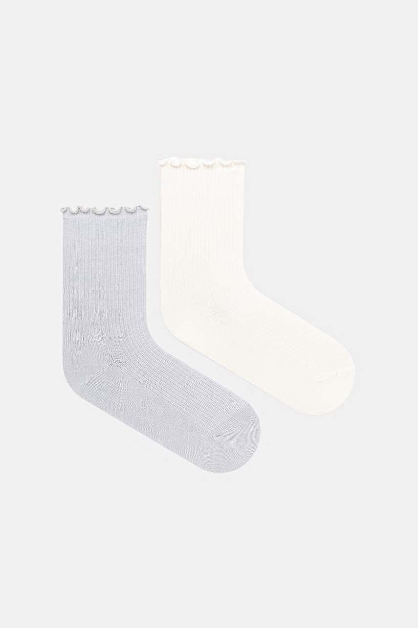 Ponožky 2-pack dámské s bambusovým vláknem hladké