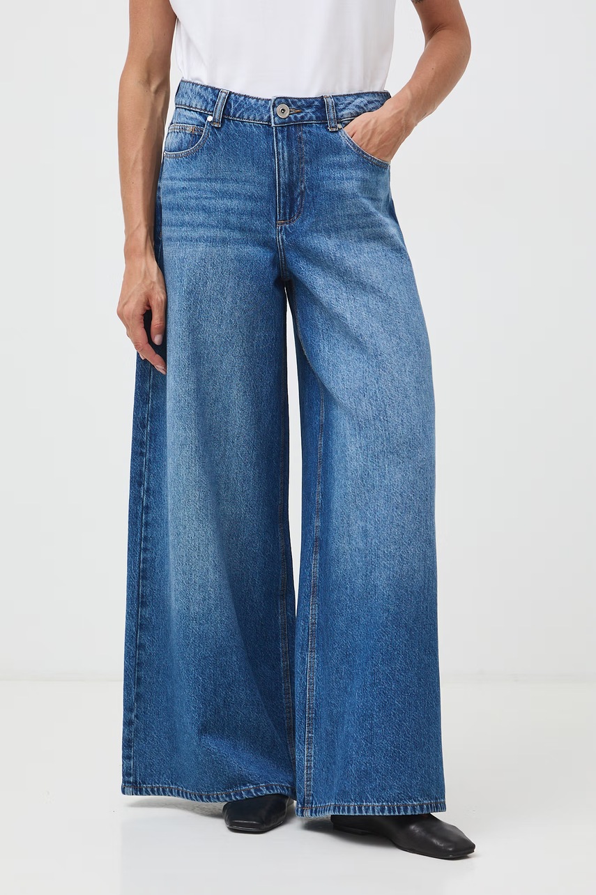 Medicine τζιν wide leg γυναικεία