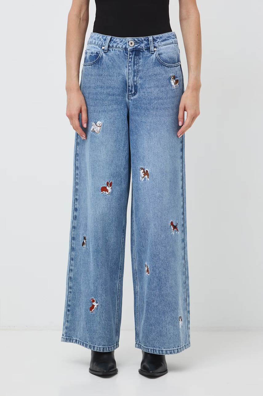 Medicine τζιν wide leg γυναικεία