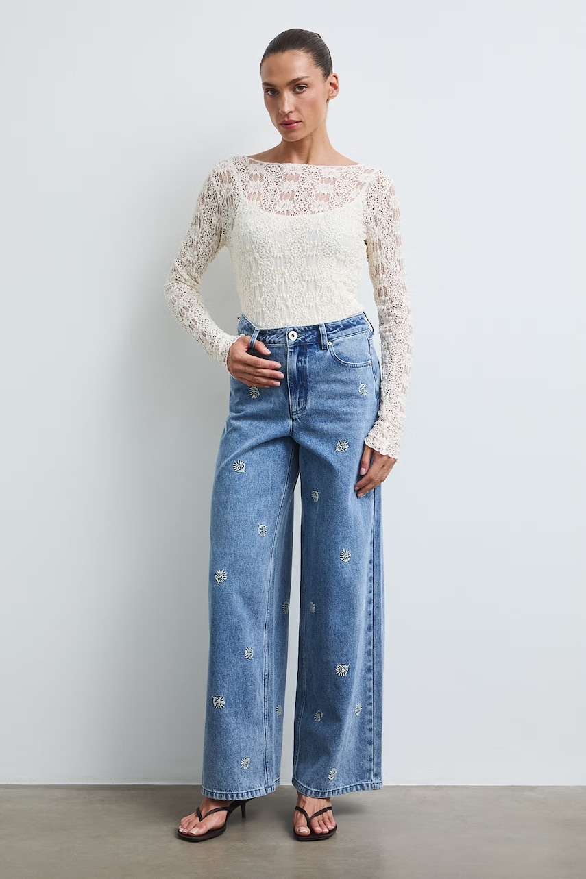 Medicine rifle wide leg dámske