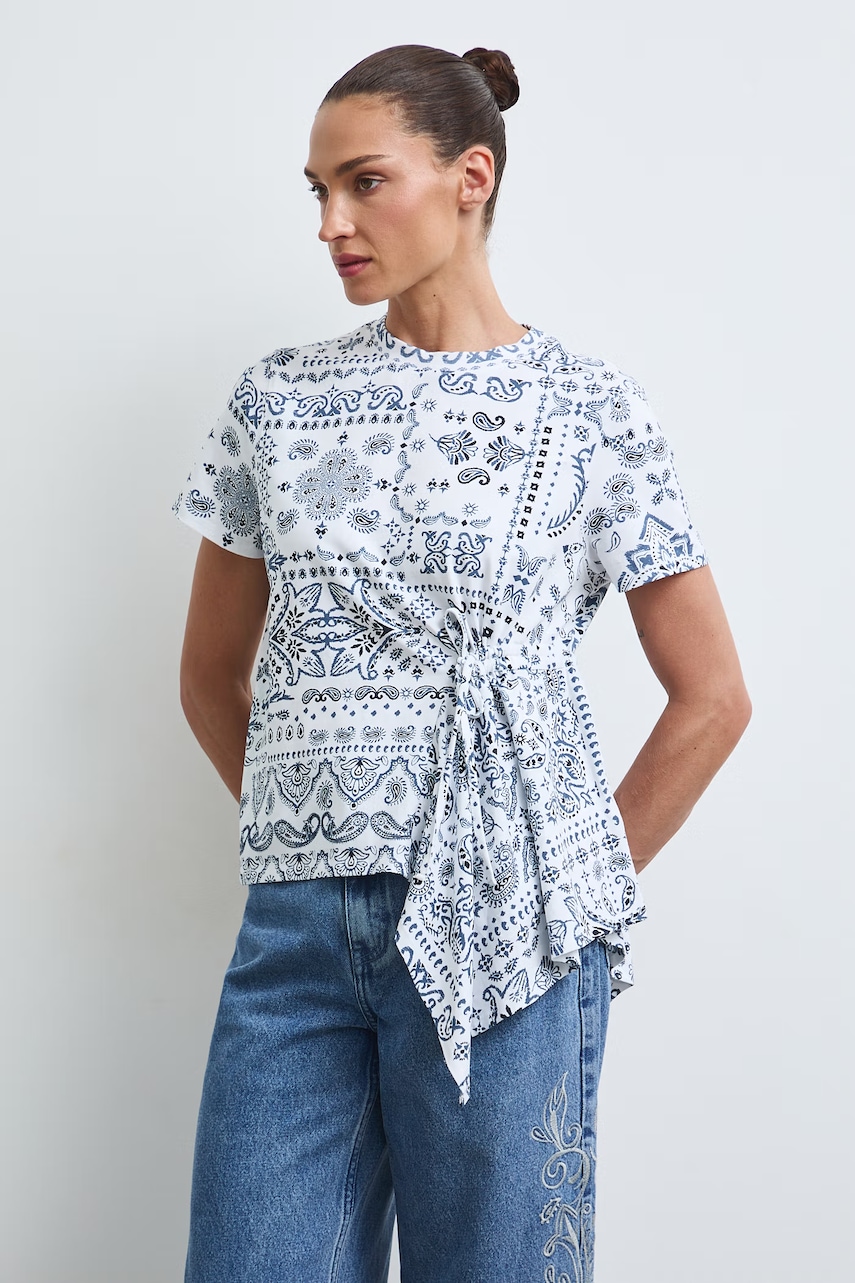Medicine t-shirt γυναικείο βαμβακερό με ελαστάν