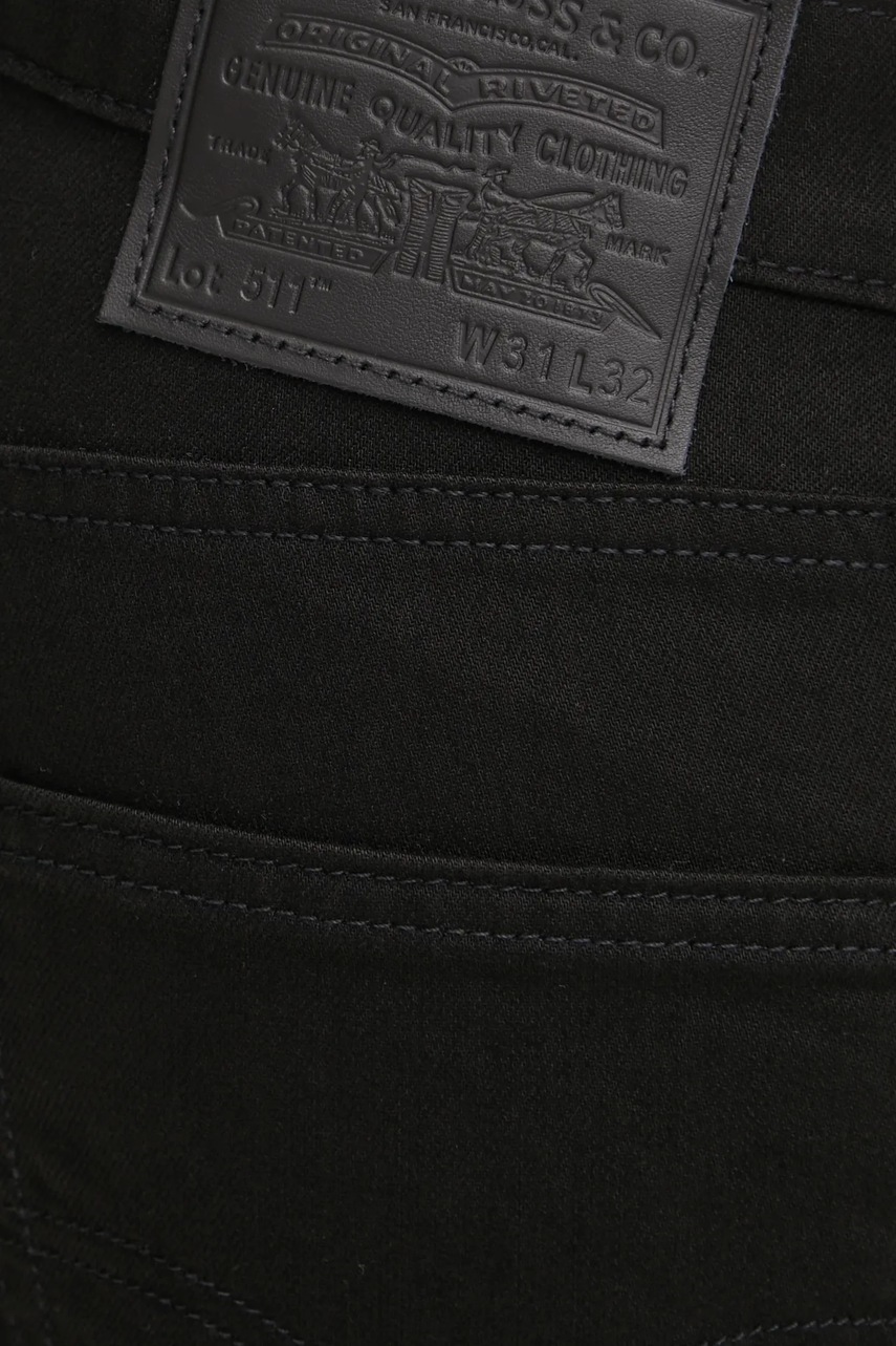 Levi's - Тζιν παντελονι 511 Slim Fit Nightshine Black φωτογραφία