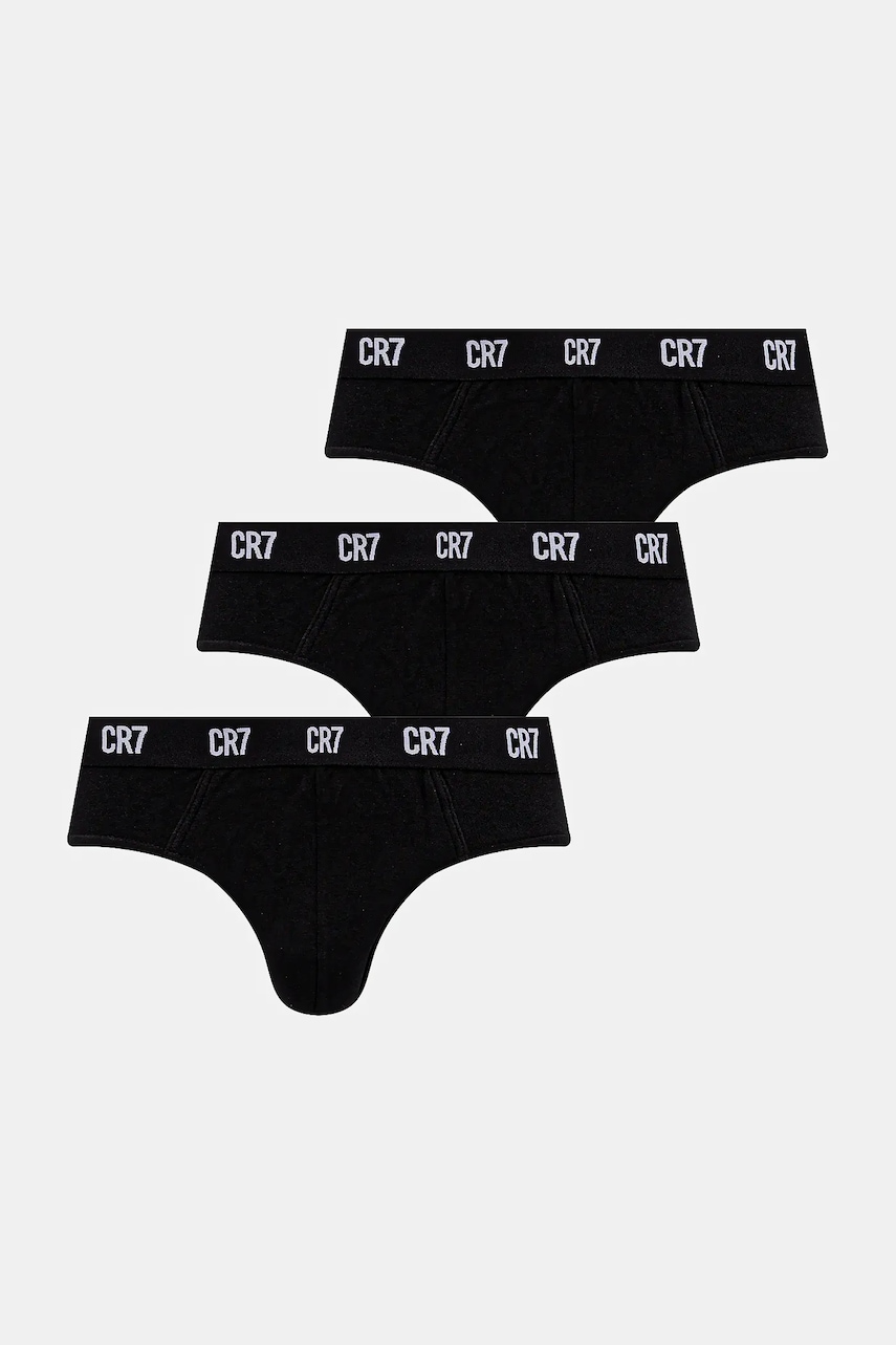 Levně Spodní prádlo CR7 Cristiano Ronaldo 3-pack pánské, černá barva