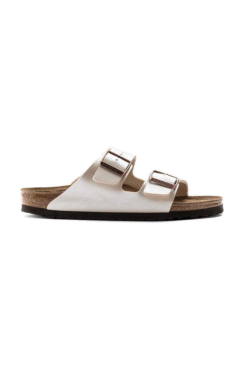 Birkenstock klapki Arizona damskie kolor beżowy 1009921