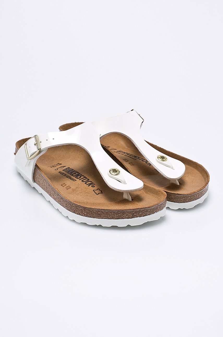 Σαγιονάρες Birkenstock Gizeh χρώμα: άσπρο, 1005299