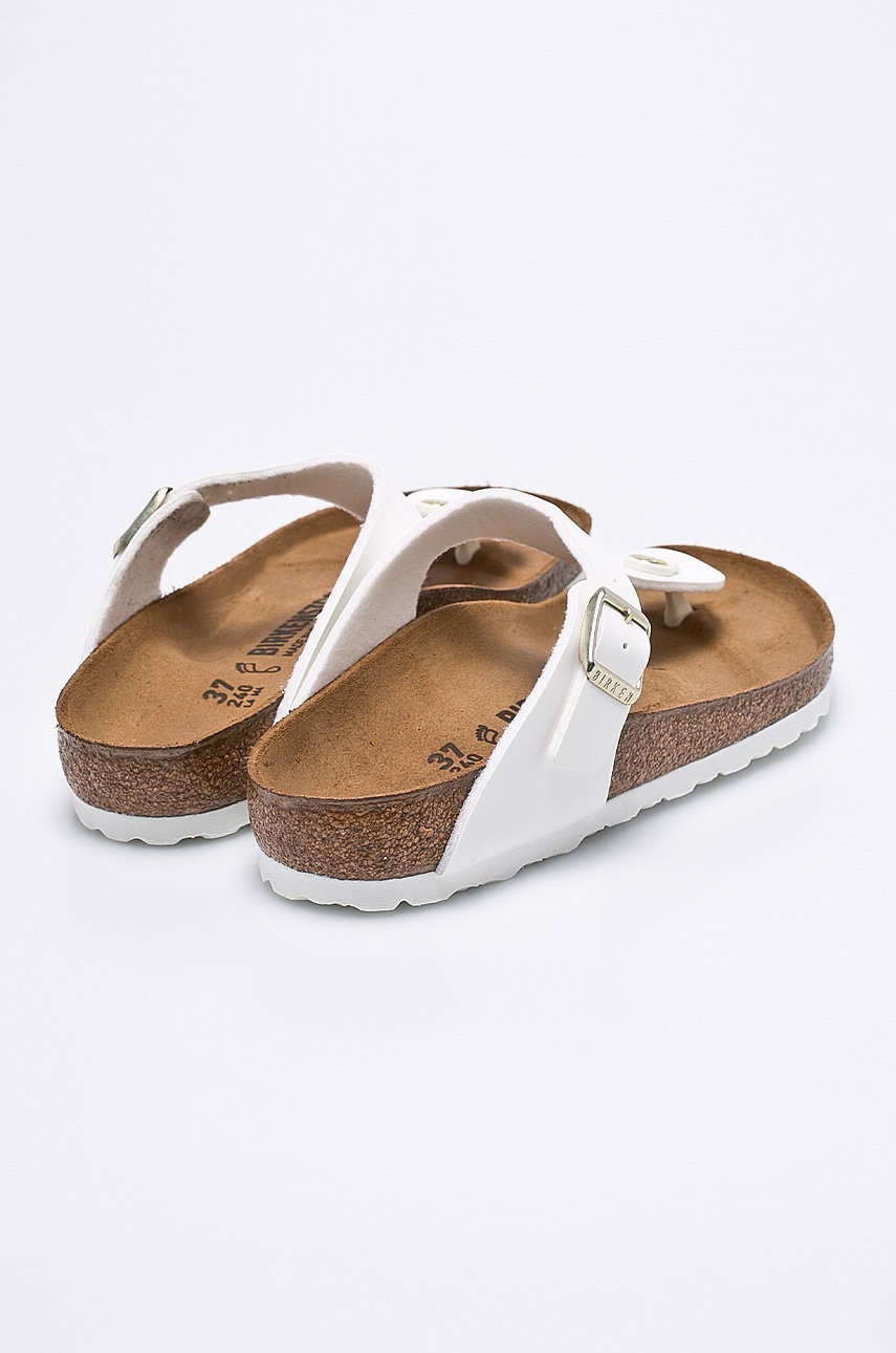 Σαγιονάρες Birkenstock Gizeh χρώμα: άσπρο, 1005299
