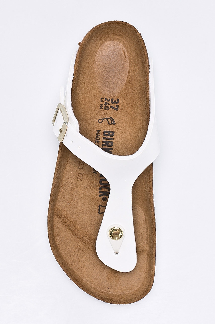 Σαγιονάρες Birkenstock Gizeh χρώμα: άσπρο, 1005299