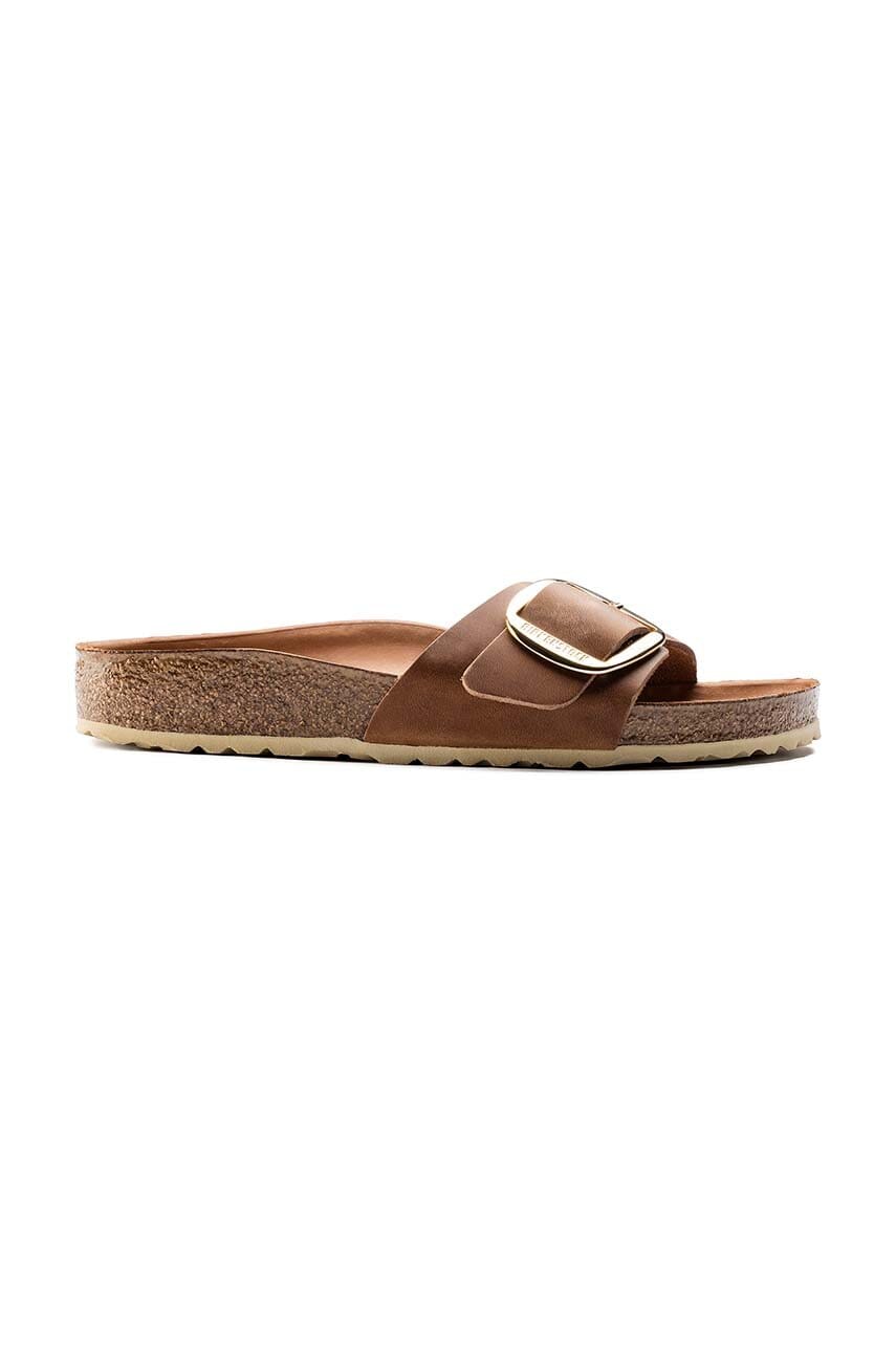 Birkenstock - Papuci Madrid Big Buckle 1006525-Cognac Birkenstock - Papuci Madrid Big Buckle 1006525-Cognac