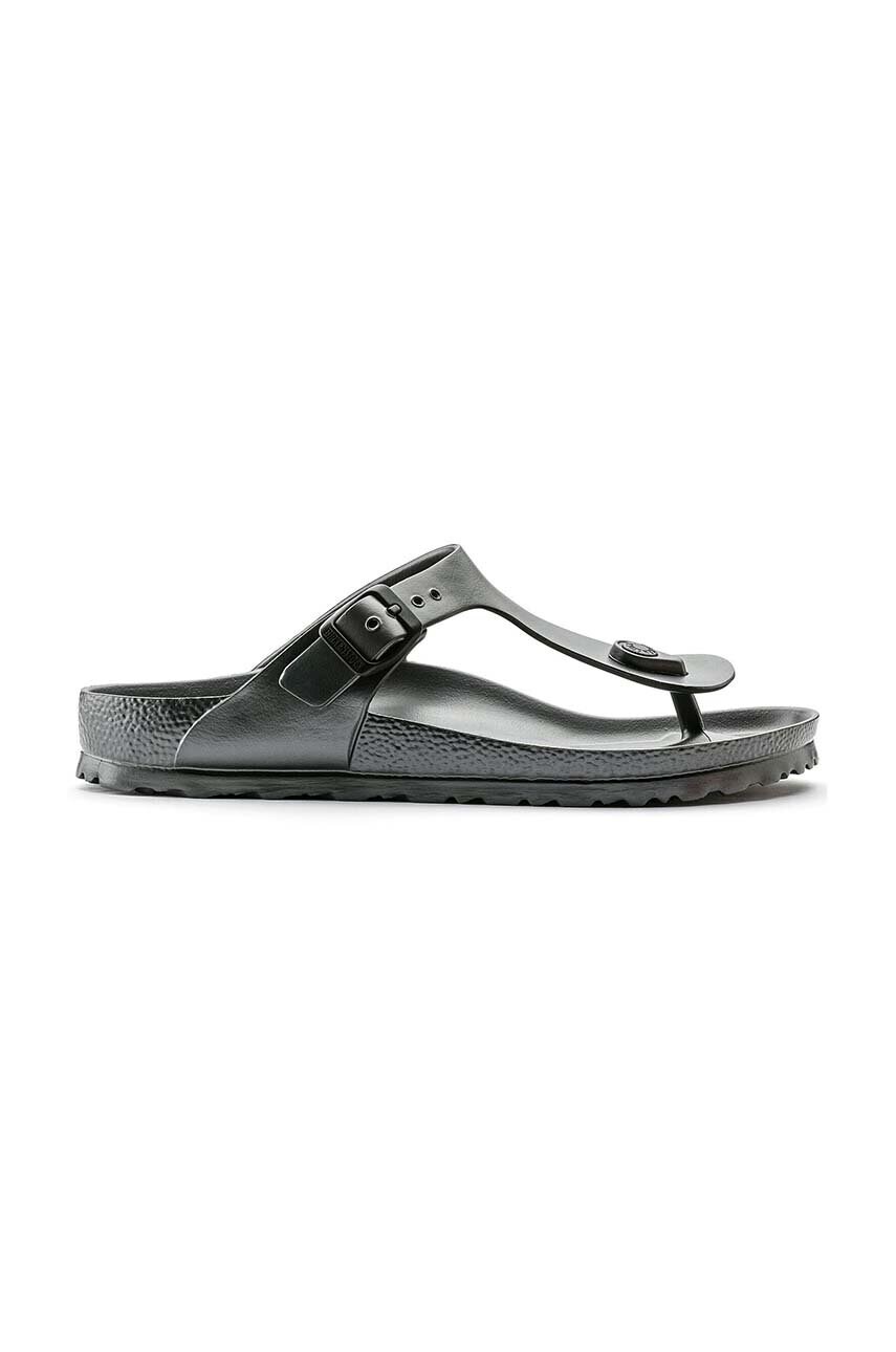 Birkenstock slapi Gizeh EVA barbati, culoarea gri, 1001505