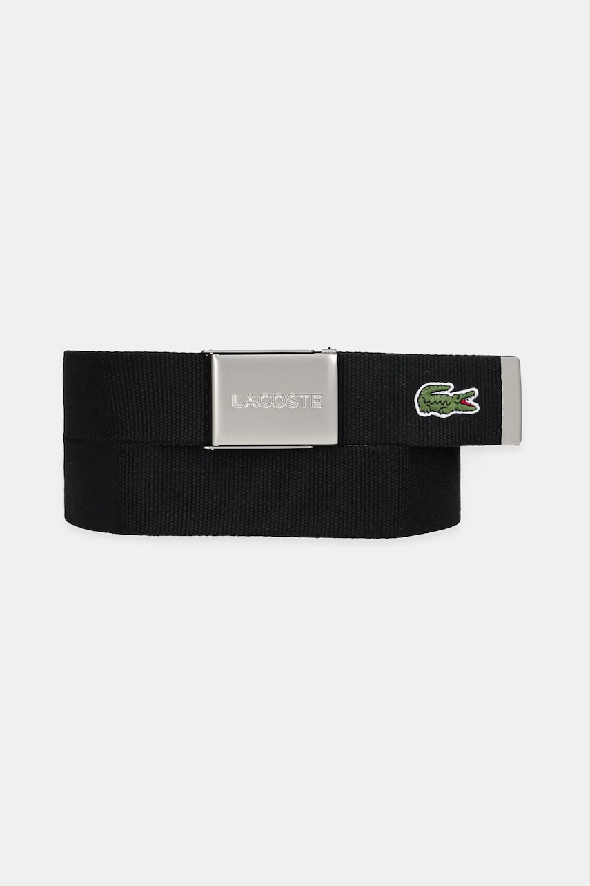 Lacoste curea culoarea negru, RC2012