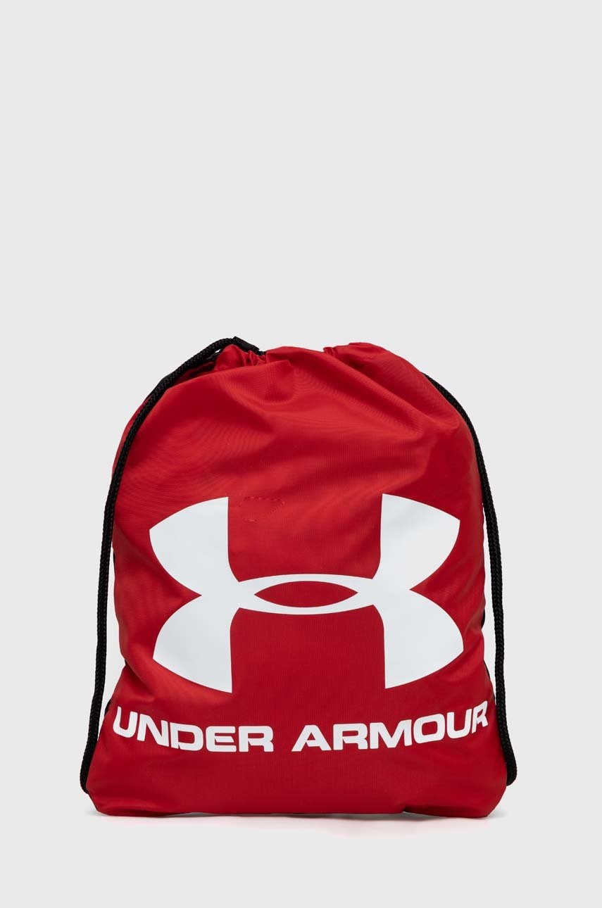 E-shop Batoh Under Armour dámský, vínová barva, s potiskem, 1240539-600