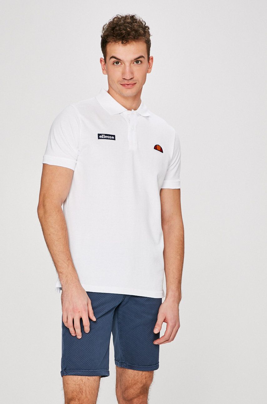 Ellesse - tricou Polo shs04475-WHITE