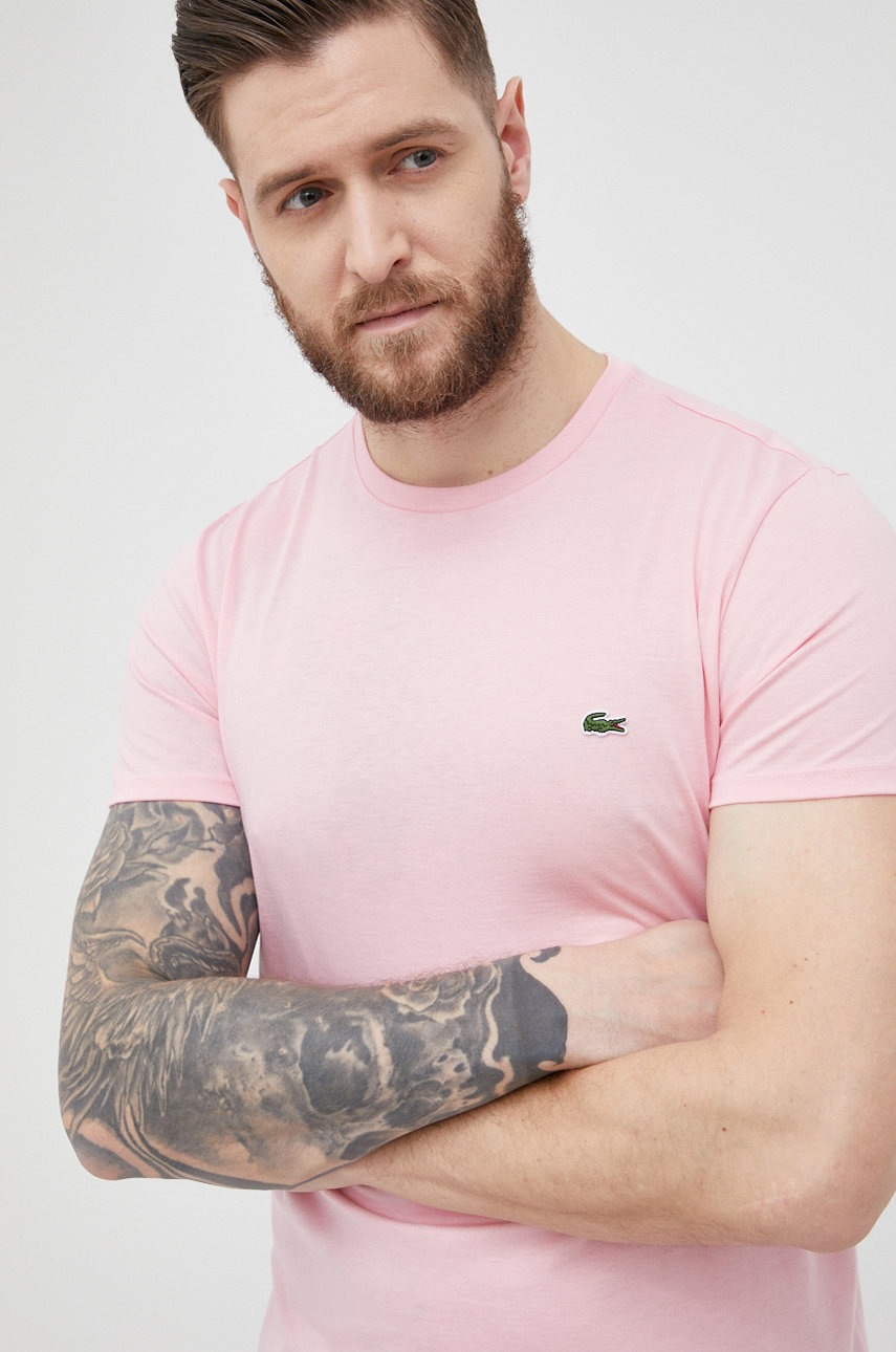 

Lacoste - Тениска, Розов