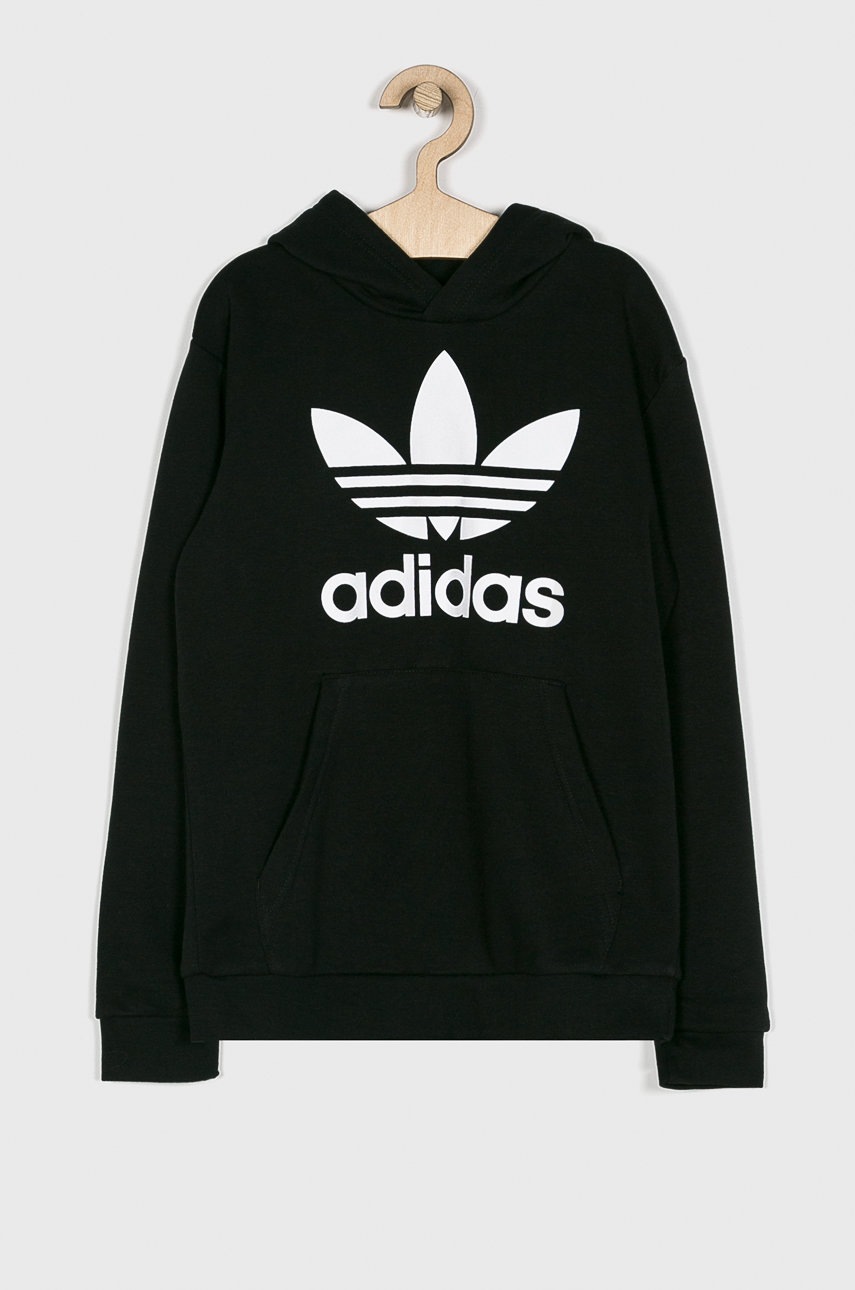 Adidas Originals Bluză DV2870 Culoarea Negru, Cu Imprimeu